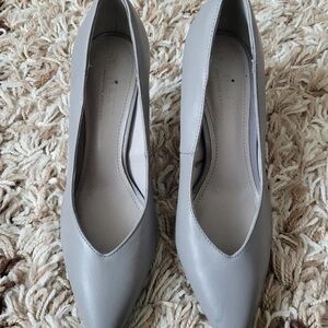 Chic Gray Women's Heels